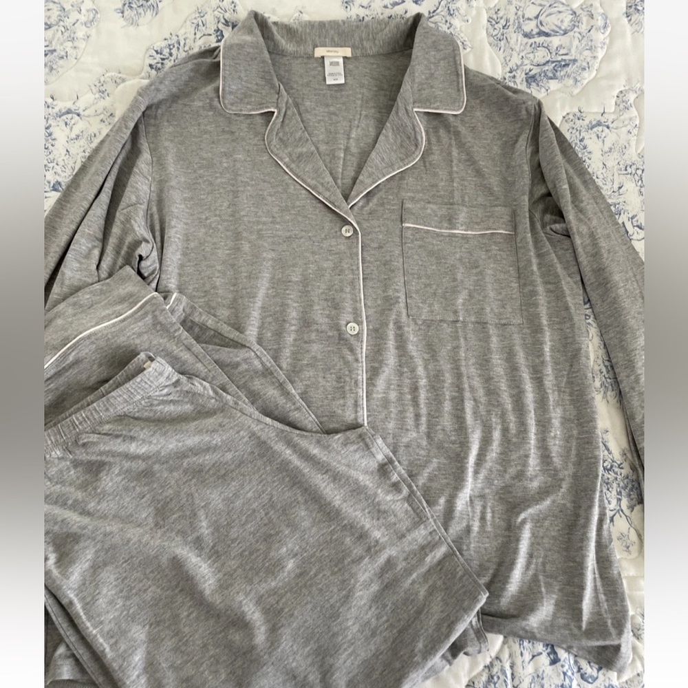 Eberjey Women’s Gisele TENCEL Modal Long PJ Set Medium Nwot